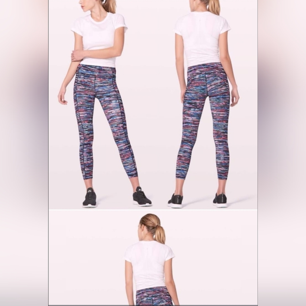Lululemon Vibrant Multicolor Leggings Size:4